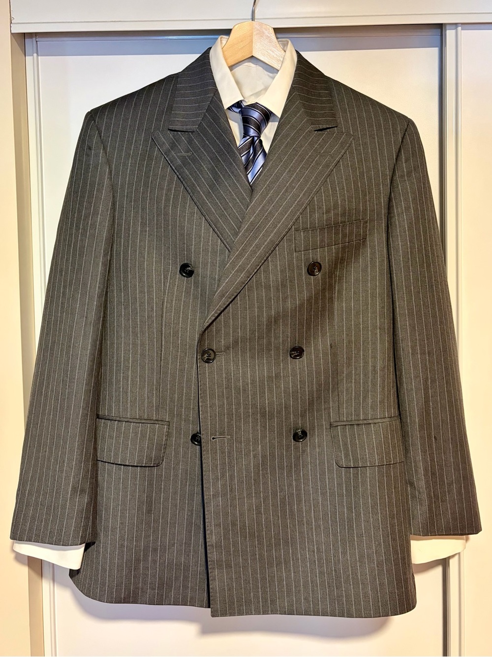 NWT Loro Piana x Holt Renfrew Wool Double Breasted Blazer 40